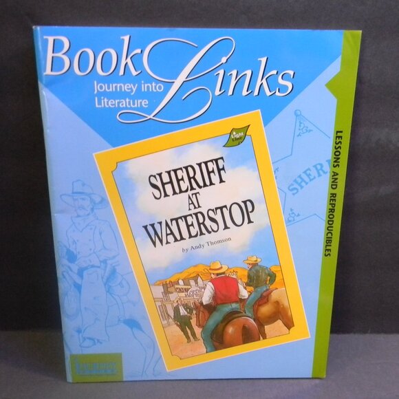 Book Links Journey into Literature Sheriff a Waterstop by Andy Thomson Lessons - Picture 1 of 6